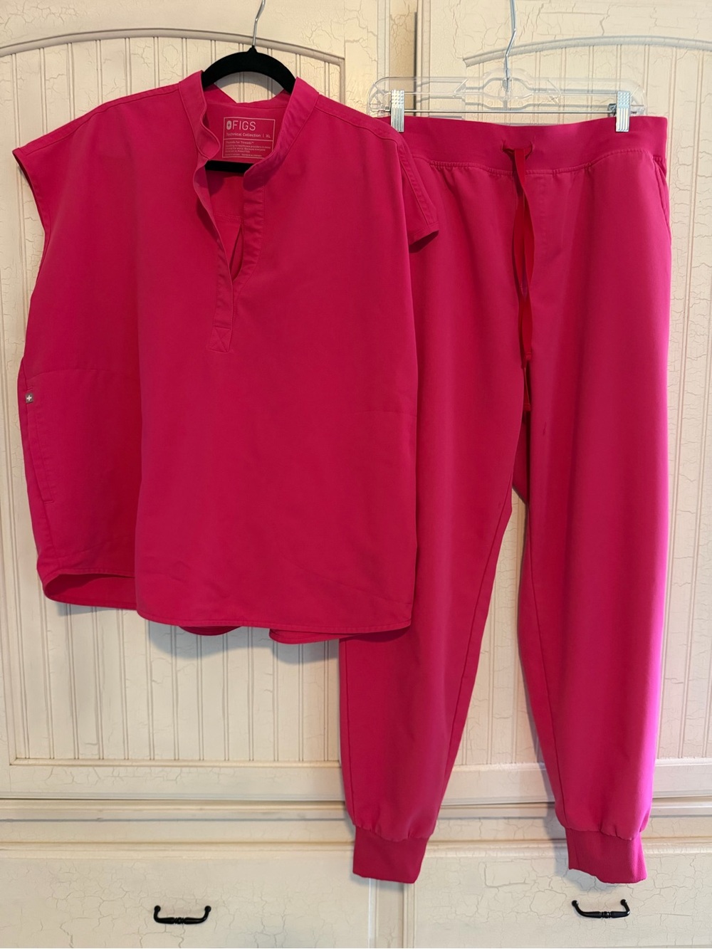 Figs scrub set shocking pink Zamora XXL Rafaela XL
